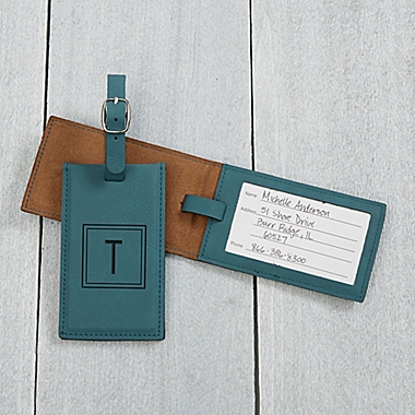 Personalized Leatherette Luggage Tag. View a larger version of this product image.