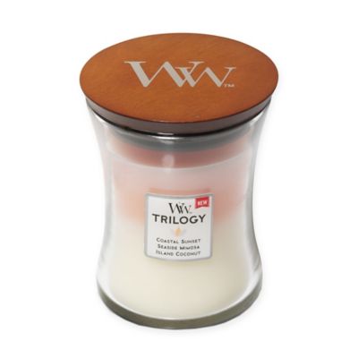 WoodWick&reg; Trilogy Island Getaway Medium Hourglass Jar Candle