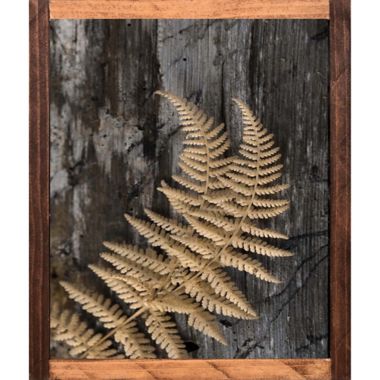 Natural Gold Leaf 20.13-Inch x 24.13-Inch Framed Wall Art. View a larger version of this product image.