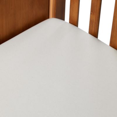 TL Care&reg; Knit Fitted Crib Sheet Made with Organic Cotton in Natural (Set of 2)