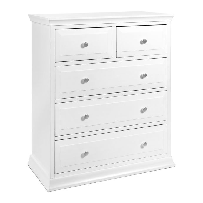 Davinci Signature 5 Drawer Tall Dresser In White Buybuy Baby