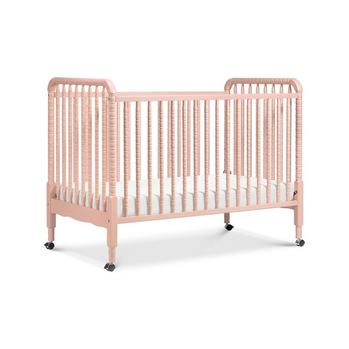 Davinci Jenny Lind Stationary Crib In Blush Pink Buybuy Baby