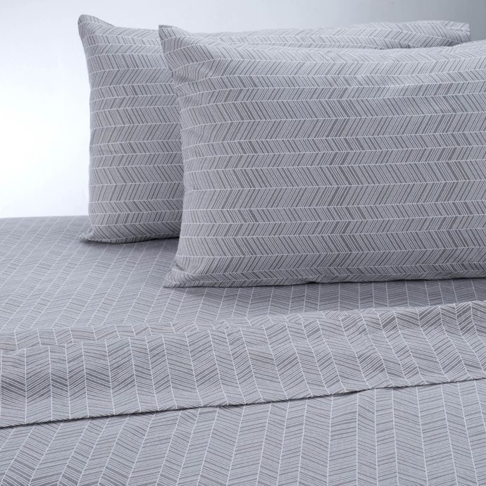 Therapedic® 100 Ring Spun Cotton Flannel Pattern Sheet Set Bed Bath
