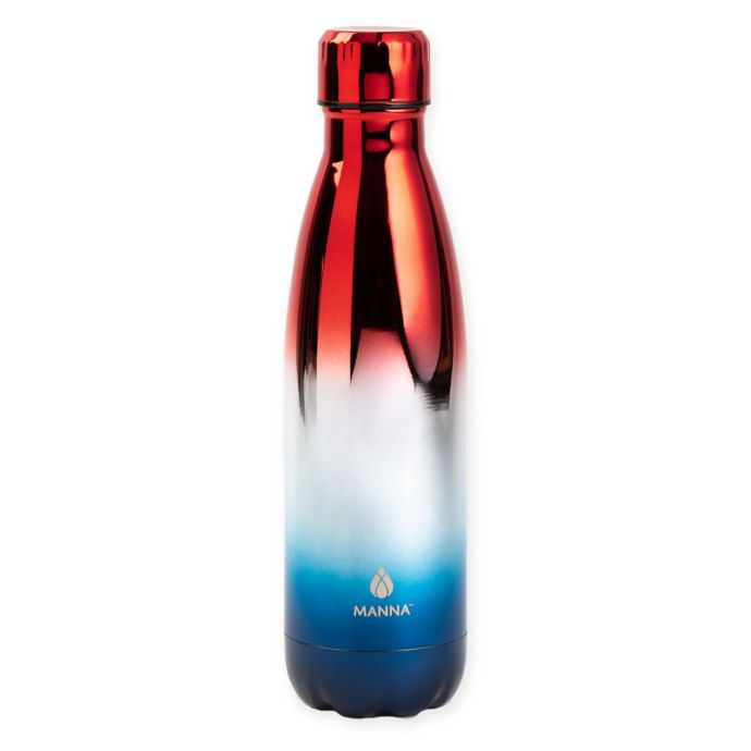 Manna™ Vogue® 17 oz. Stainless Steel Water Bottle in Red/White/Blue