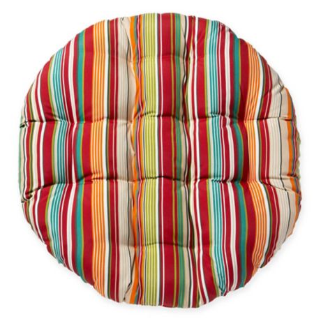 Stripe Indoor Outdoor Papasan Cushion, Outdoor Papasan Chair Cushion