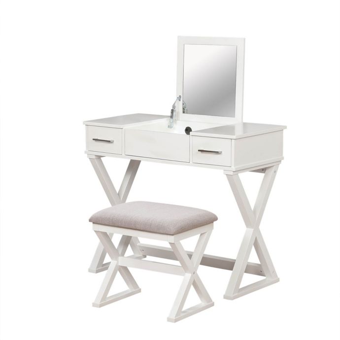Alexis Bathroom Vanity With Stool Bed Bath And Beyond Canada 