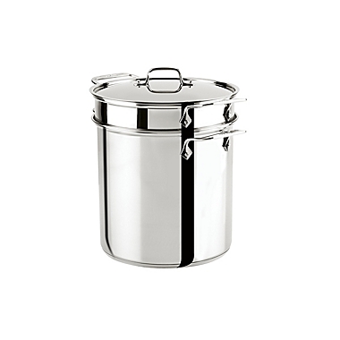 All-Clad All-Clad Specialty Stainless Steel 12-Quart Multi Cooker Steamer Set #59912 Mint 