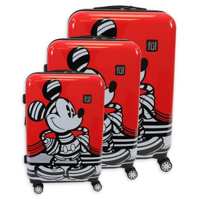 mickey luggage set