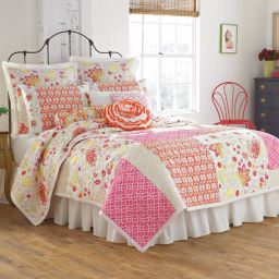 Dena™ Home Camille European Pillow Sham in Pink/Orange