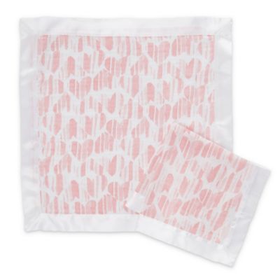 aden + anais&trade; essentials Security Blankets in Briar Rose (Set of 2)