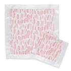 Alternate image 0 for aden + anais&trade; essentials Security Blankets in Briar Rose (Set of 2)