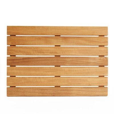 ARB Teak & Specialties Teak Wood 20-Inch X 14-Inch Shower Mat In ...