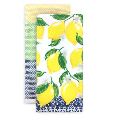 lemon kitchen towels