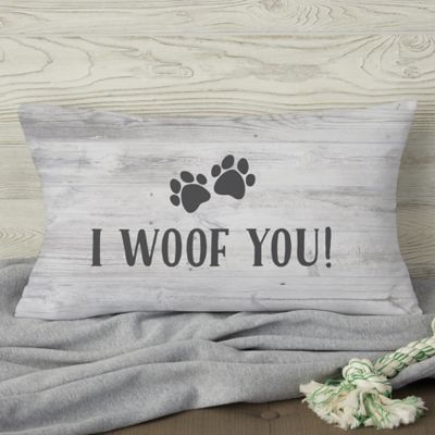 Our Pet Home Personalized Throw Pillow