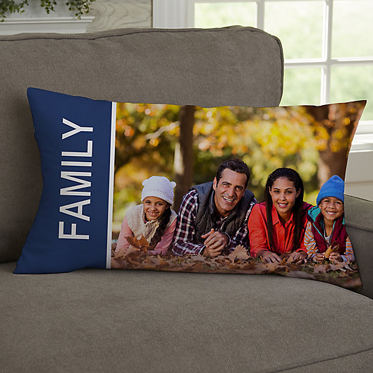 Alternate image 1 for Family Love Photo Collage Personalized Throw Pillow