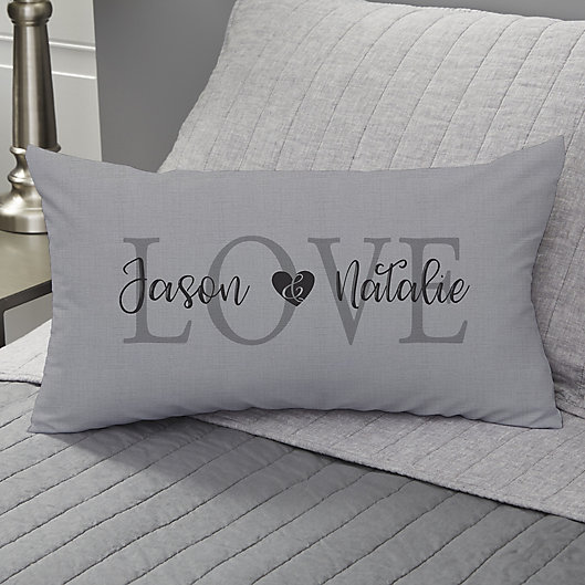Alternate image 1 for Elegant Couple Personalized Throw Pillow