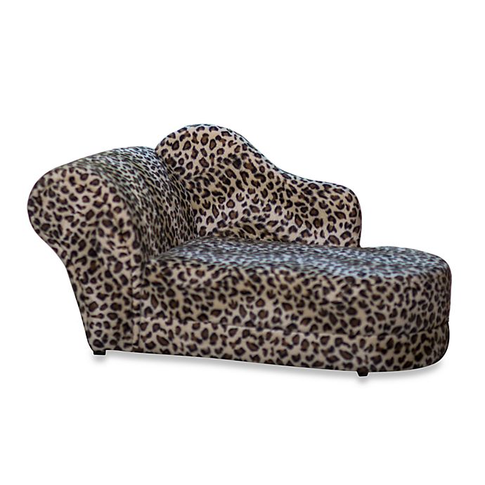 Plush Roll Arm Pet Chaise in Leopard | Bed Bath & Beyond