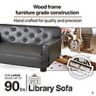 Alternate image 6 for Enchanted Home Pet Library Pet Sofa in Brown Pebble