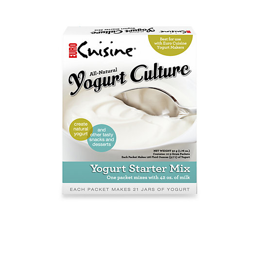 Alternate image 1 for EURO Cuisine® 5-Packet Yogurt Starter Mix