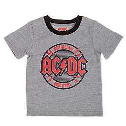 Epic Size 18M AC/DC Short Sleeve T-Shirt in Grey