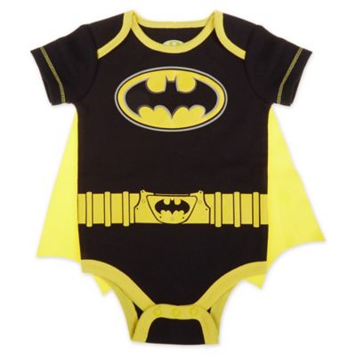 Warner Brothers&reg; Batman&reg; Caped Bodysuit in Black