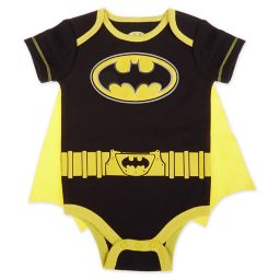 Warner Brothers® Batman® Caped Bodysuit in Black