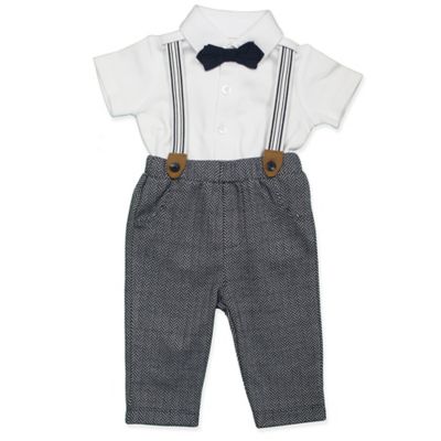 baby dress pants with suspenders