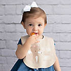 Alternate image 2 for Neat Solutions&reg; 5-Pack Girl Aspirational Water-Resistant Infant Bibs in Oatmeal/White