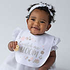 Alternate image 3 for Neat Solutions&reg; 5-Pack Girl Aspirational Water-Resistant Infant Bibs in Oatmeal/White