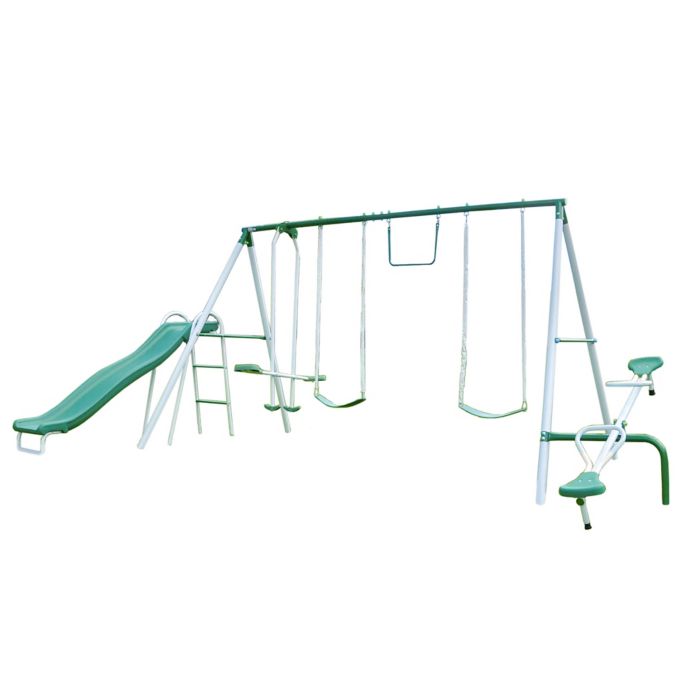 sportspower swing and slide set