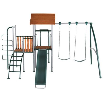 sportspower big ridge metal swing set