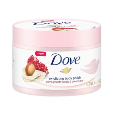 Dove 10 oz. Exfoliating Body Polish in Pomegranate Seeds and Shea Butter. View a larger version of this product image.