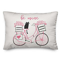 Designs Direct Be Mine Oblong Throw Pillow in Pink