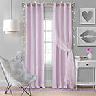 Alternate image 0 for Elrene Aurora Kids 63-Inch Grommet Darkening Layered Sheer Curtain Panel in Lavender (Single)