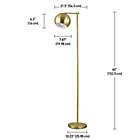 Alternate image 1 for Globe Electric Floor Lamp in Gold
