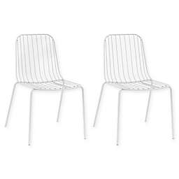 Acessentials® Wire Activity Chairs in White (Set of 2)