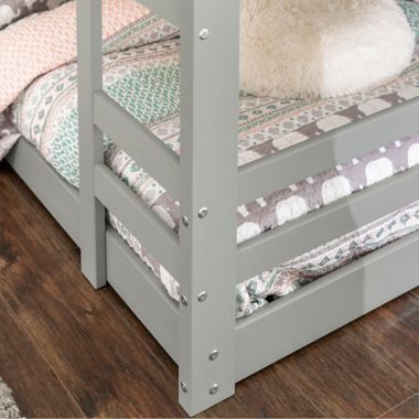 Forest Gate Twin Bunk Bed in Grey. View a larger version of this product image.