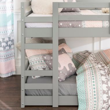 Forest Gate Twin Bunk Bed in Grey. View a larger version of this product image.