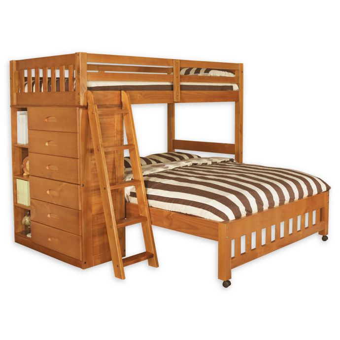 Discovery World Furniture™ Twin Over Full Loft Bed | Bed Bath & Beyond