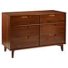 Alternate image 0 for Forest Gate&trade; Diana 6-Drawer Solid Wood Dresser in Walnut