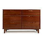 Alternate image 3 for Forest Gate&trade; Diana 6-Drawer Solid Wood Dresser in Walnut