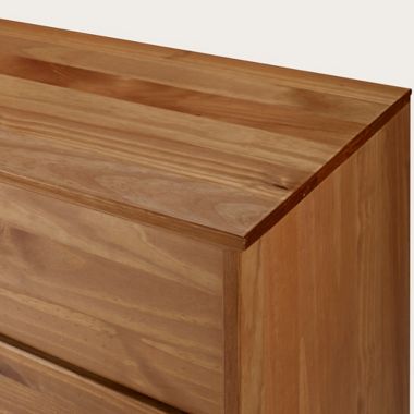 Forest Gate&trade; Diana 6-Drawer Solid Wood Dresser in Caramel. View a larger version of this product image.