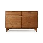 Alternate image 3 for Forest Gate&trade; Diana 6-Drawer Solid Wood Dresser in Caramel
