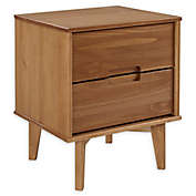 Forest Gate&trade; Diana 2-Drawer Solid Wood Nightstand in Caramel