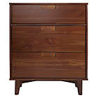 Alternate image 4 for Forest Gate&trade; Diana Solid Wood 3-Drawer Dresser in Walnut