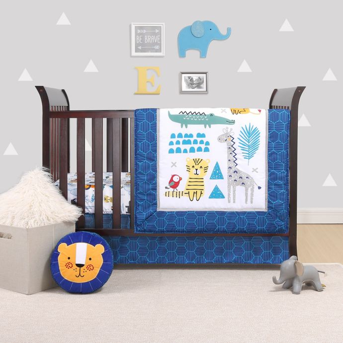 Belle Safari 4 Piece Crib Bedding Set Bed Bath Beyond