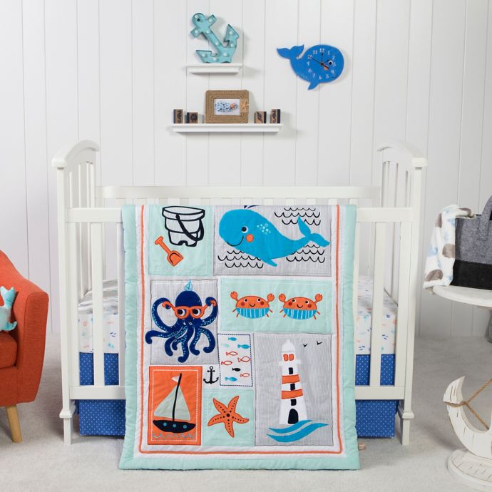 Trend Lab Ocean Pals 3 Piece Crib Bedding Set Bed Bath Beyond