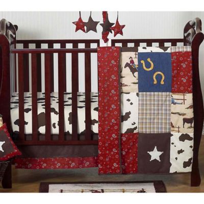 red crib sheets