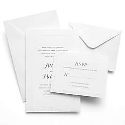 Gartner Studios® 50-Count Swirl Invitation Kit in Pearl