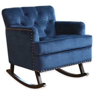 blue nursing chair